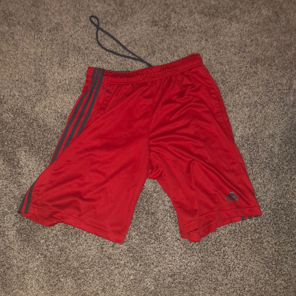 Red Adidas Shorts